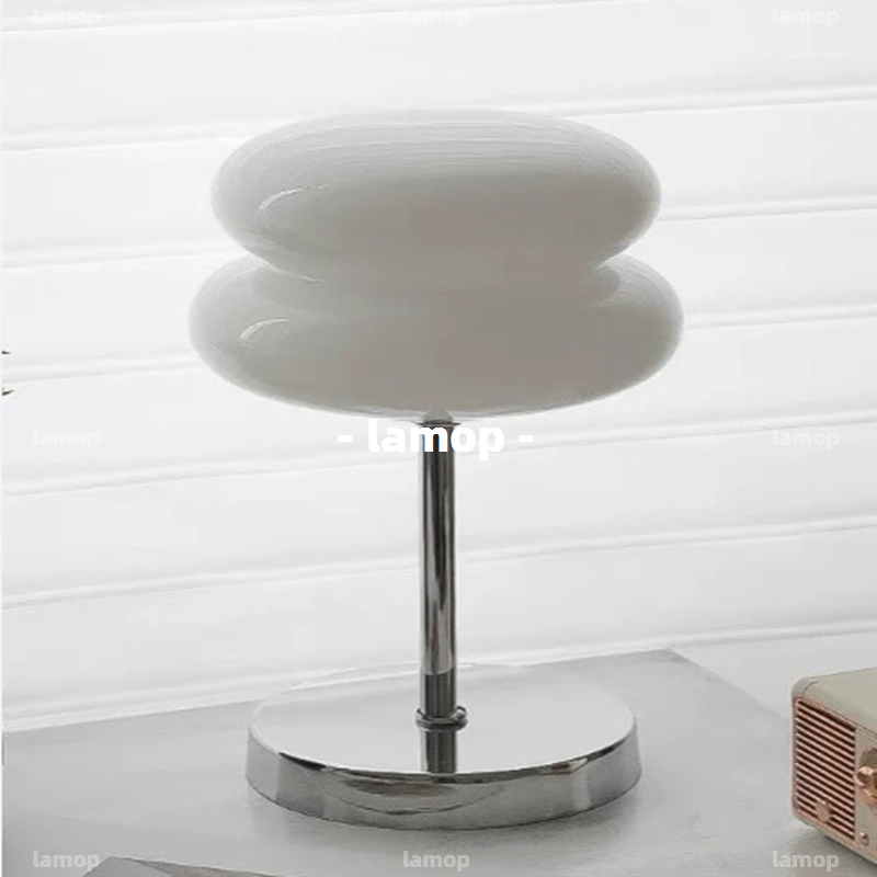 Bauhaus Cream‑Globe Table Lamp - đánh giá và giá Lighting Decor Bedroom
