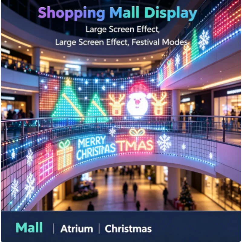 RGBIC LED Outdoor Net Lights C - đánh giá và giá Lighting Christmas Decor