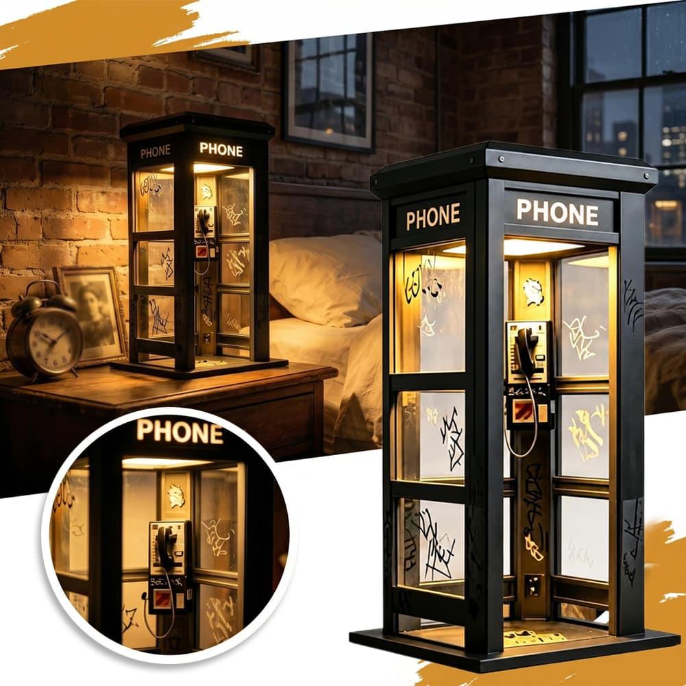 Retro Graffiti Phone Booth Tab - đánh giá và giá Lighting Decoration Ideas