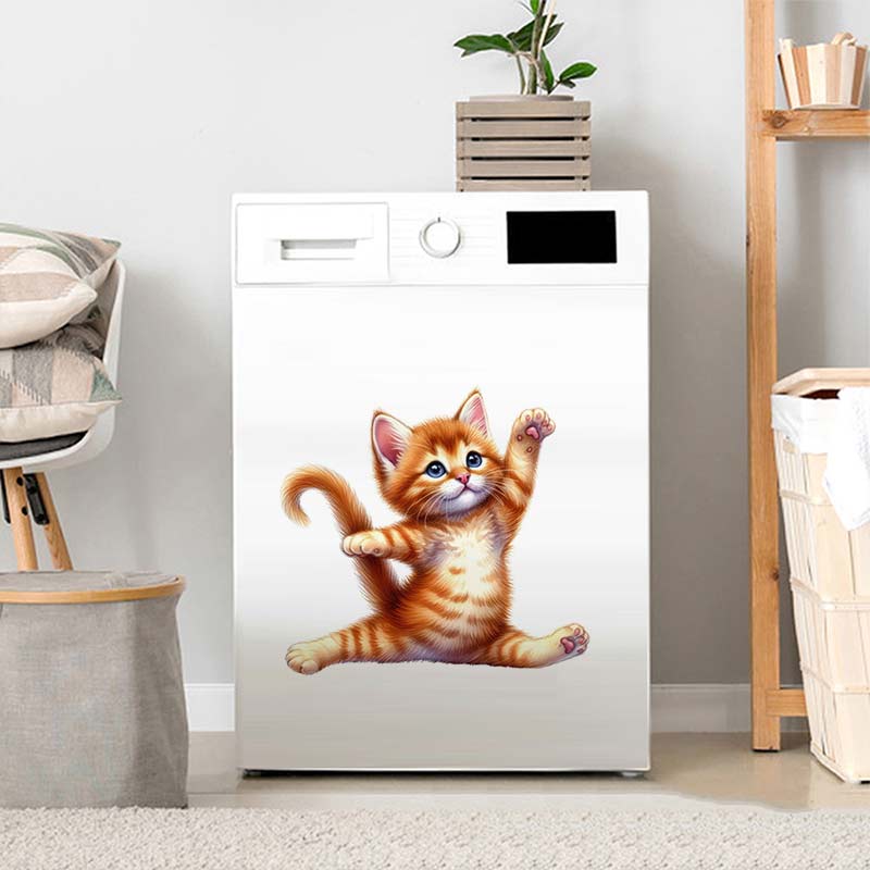 Yoga Cat  Wall Sticker Removab - đánh giá và giá Lighting Mcqueen Bedroom Decor