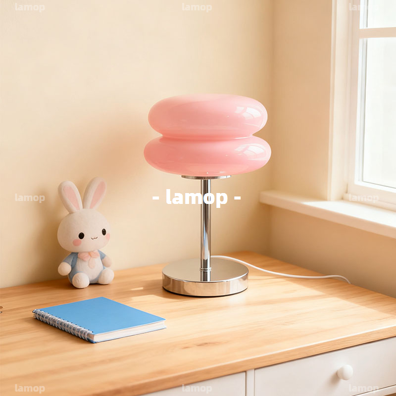 Cream Retro Bedside Table Lamp - đánh giá và giá Lighting Decor Bedroom