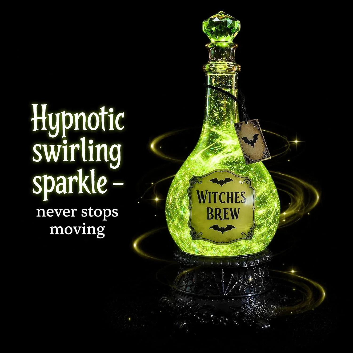 Lighted Witches’ Brew Bottle G - đánh giá và giá Up Lighting Decor