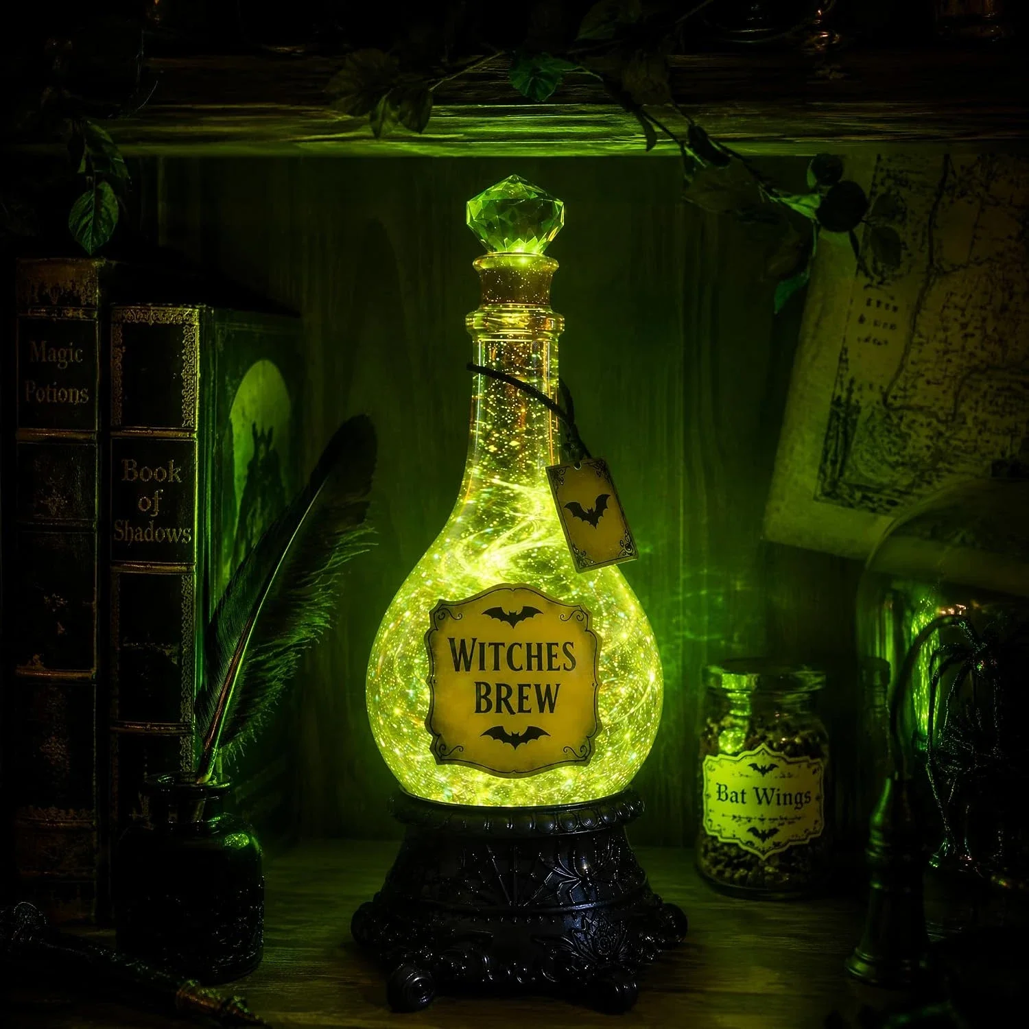 Lighted Witches’ Brew Bottle G - đánh giá và giá Up Lighting Decor