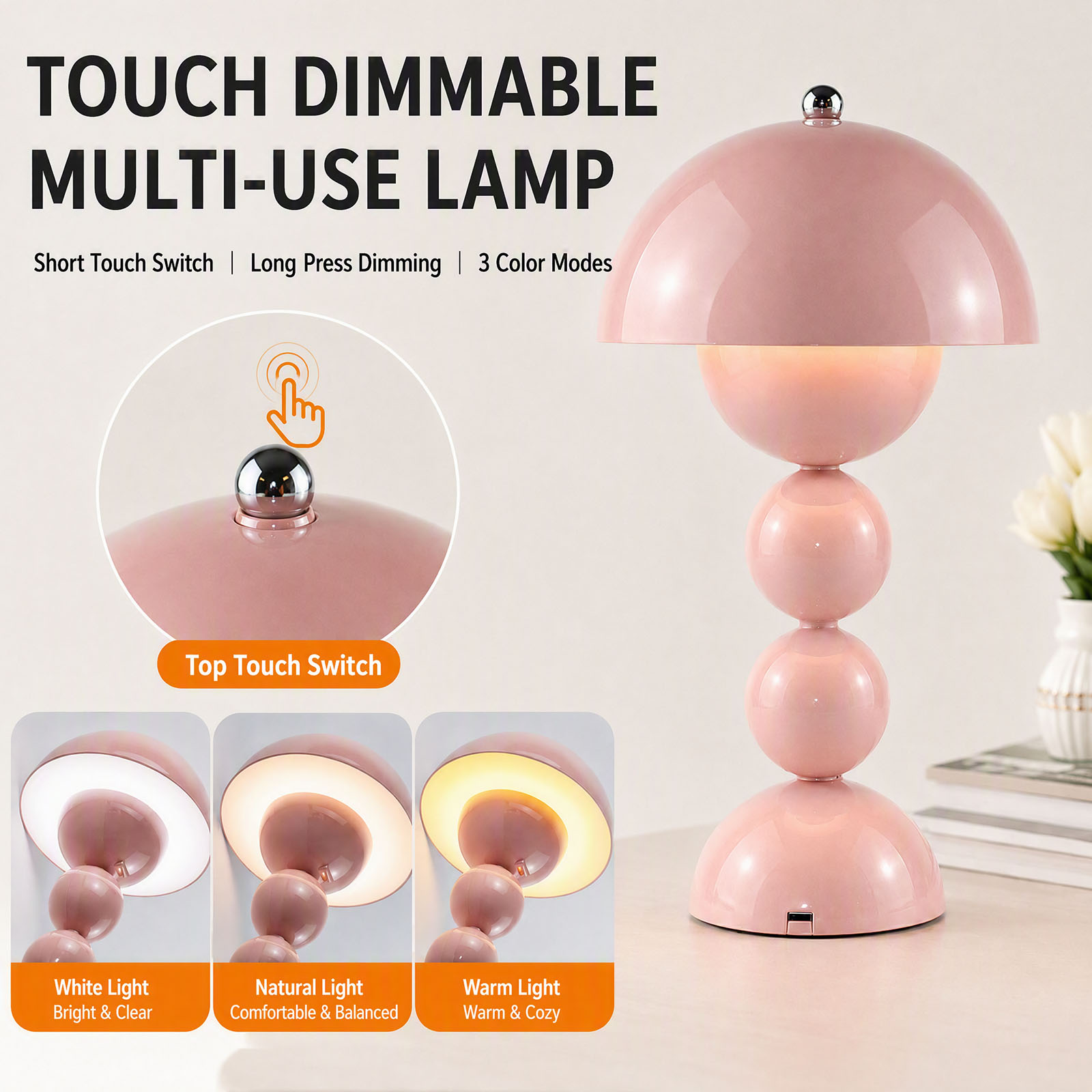 Vintage Mushroom Table Lamp US - đánh giá và giá Lighting Decor Bedroom