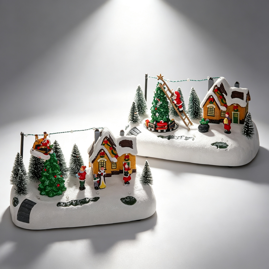 Musical Christmas Train Decor, - đánh giá và giá Up Lighting Decor
