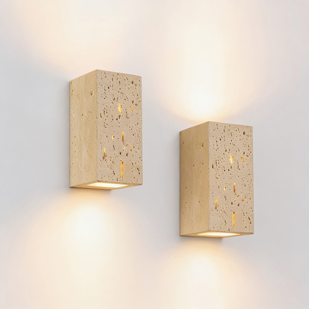 Yellow Cave Stone Wall Lamp Ou - đánh giá và giá Decor Lighting Cy