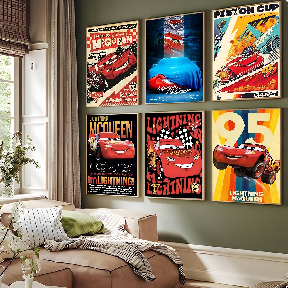 L-Lightning CARTOON M-McQueen  - đánh giá và giá Lighting Mcqueen Bedroom Decor