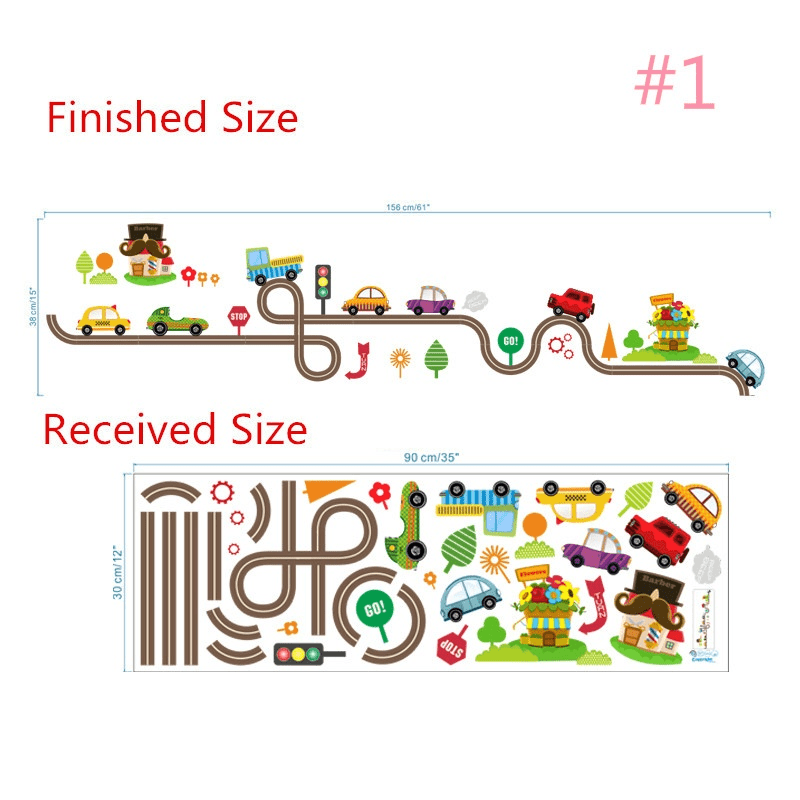2Pcs/Lot Cartoon Cars Highway  - đánh giá và giá Lighting Mcqueen Bedroom Decor