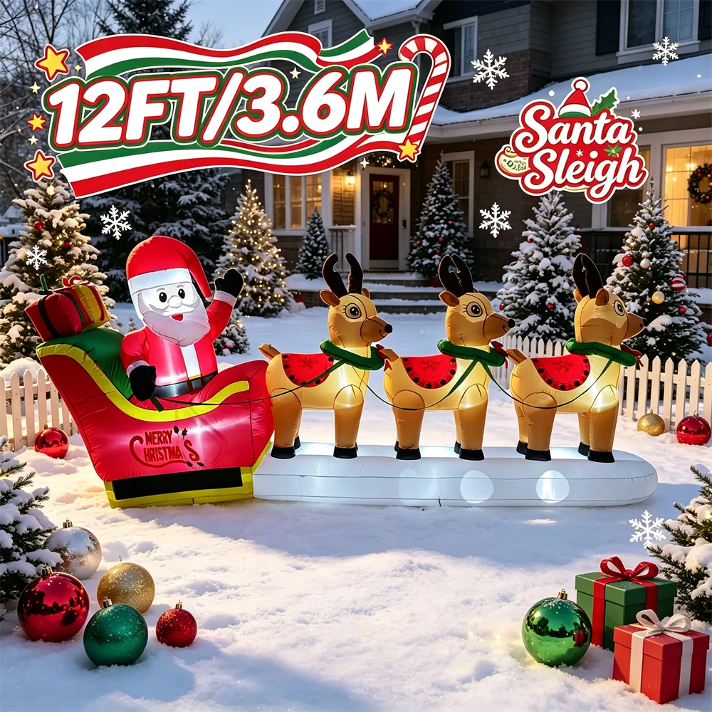 Christmas Inflatable Model San - đánh giá và giá Up Lighting Decor