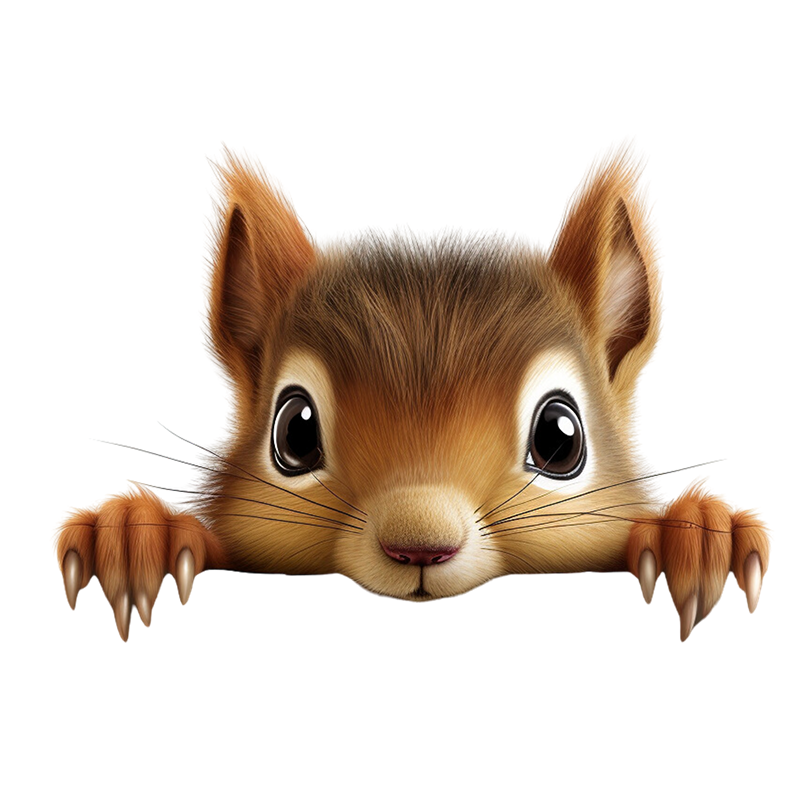 90978# Cute Squirrel Stickers  - đánh giá và giá Lighting Mcqueen Bedroom Decor